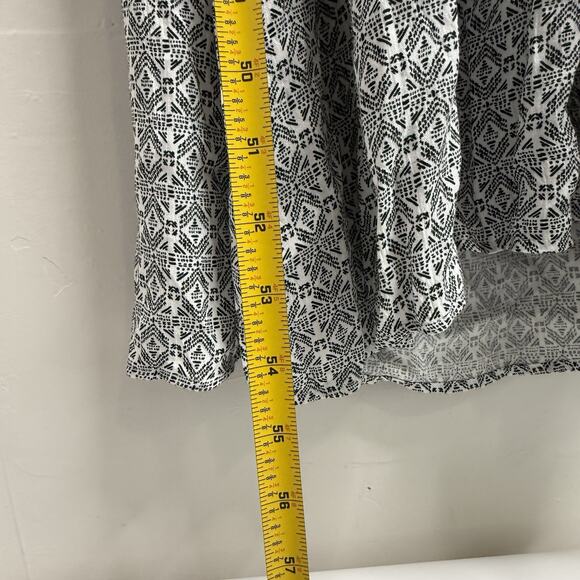 Lulus Casablanca Queen Black/White Dress Print Halter Maxi S Deep Plunge Slit - Picture 10 of 16